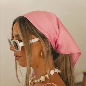 NWT TAN + LINES Headscarf - Sunset pink by Sivan Ayla